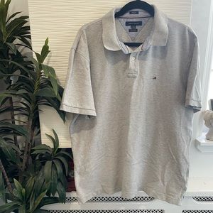 Tommy Hilfiger Gray Polo Shirt Size XL